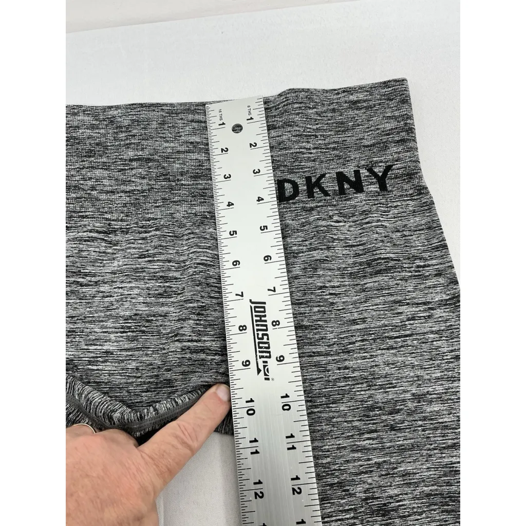 Womans DKNY Compression Leggings Extra Small Black Athletic Pants Size XS - Image 5