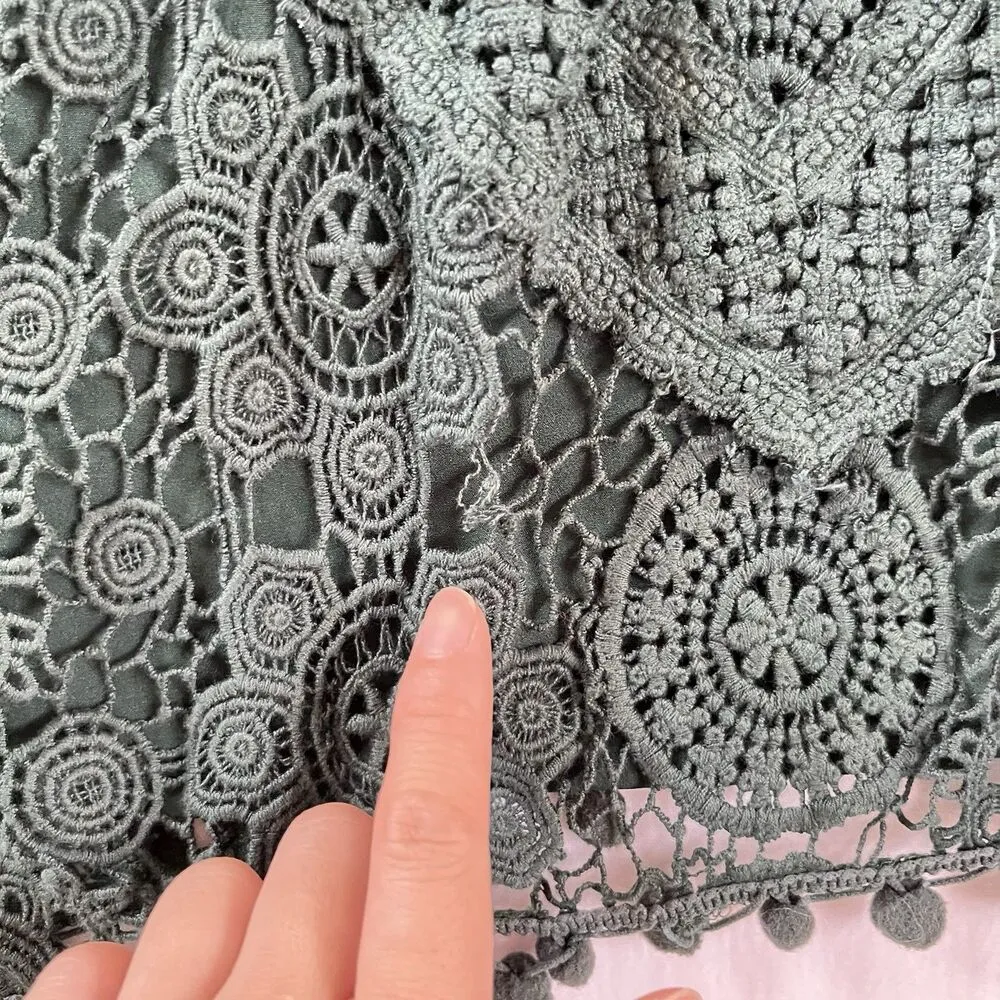 Tularosa Clayton Tunic Dress in Hunter Green Mini Dress Sleeveless - Image 5