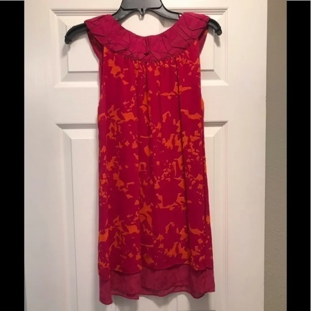 Cabi pink Oragami print tunic dress with  scarf💚 - Image 5