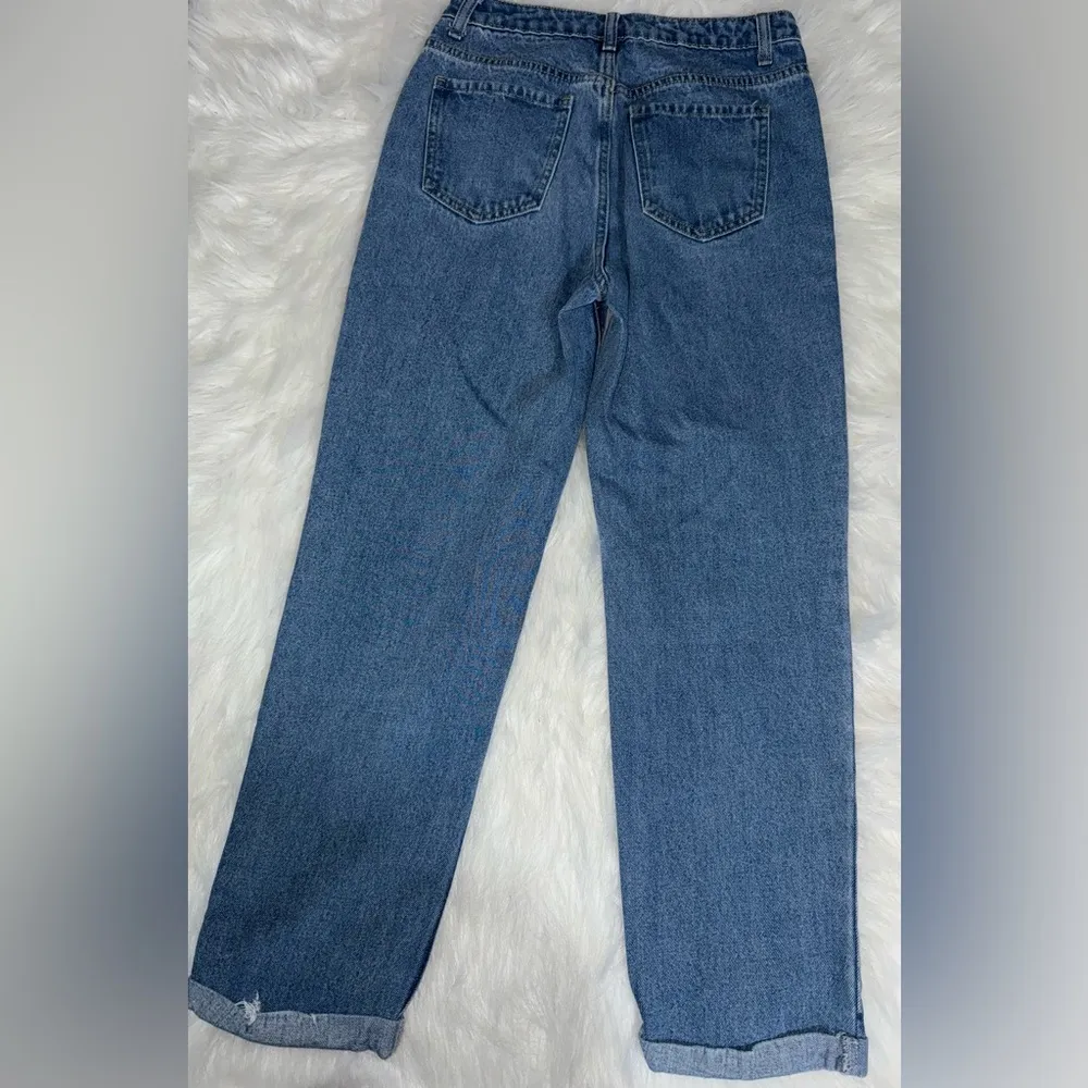 SheIn 🎄 women’s patched work jeans - Image 3