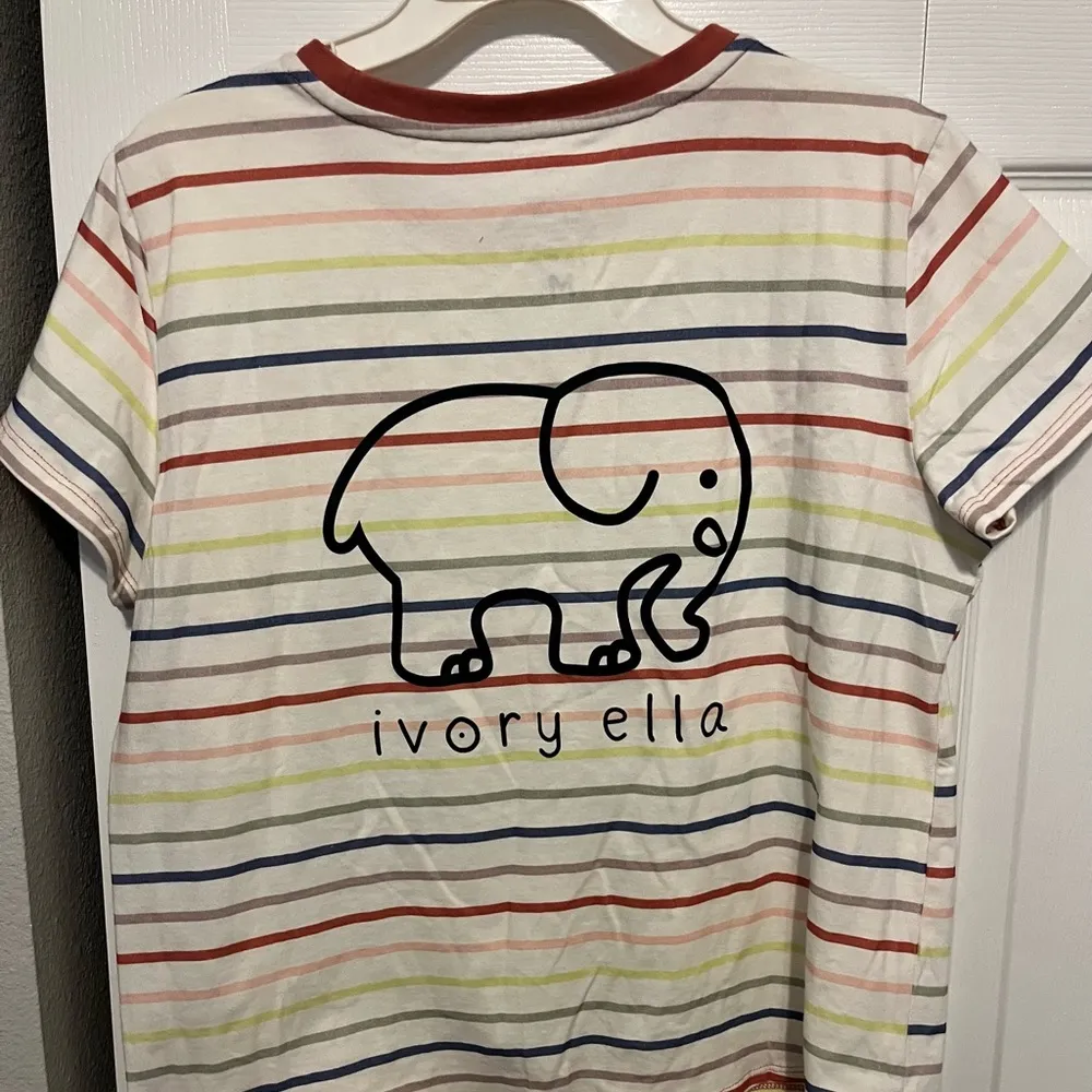 Ivory Ella striped shirt in medium - Image 5