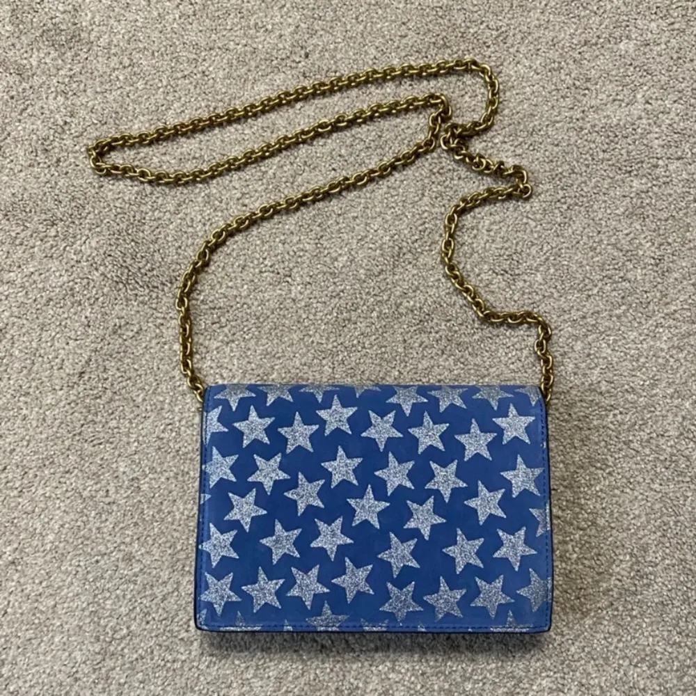 J. Crew Silver Stars Americana Harrison Convertible Clutch - Image 3