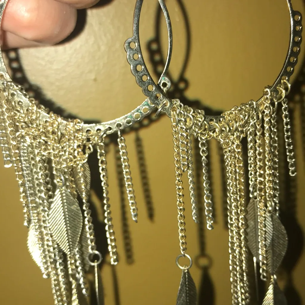 Gold earrings - Image 3