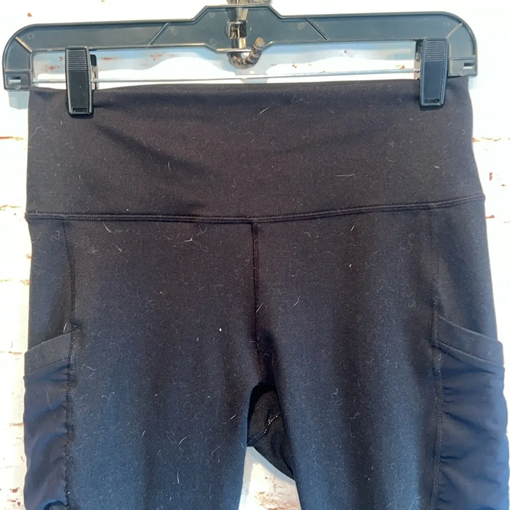 Fabletics Powerhold Womens Pants Black Define High-Waisted Athletic Leggings S - Image 2