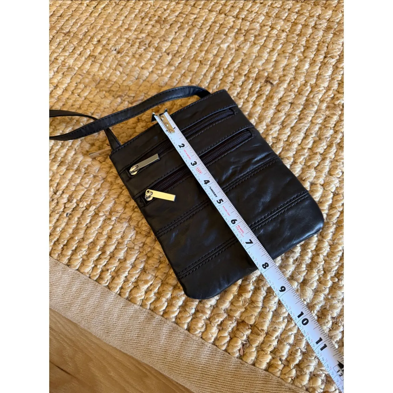 Wilsons Leather Women’s Black Crossbody Bag Genuine Leather - Image 4