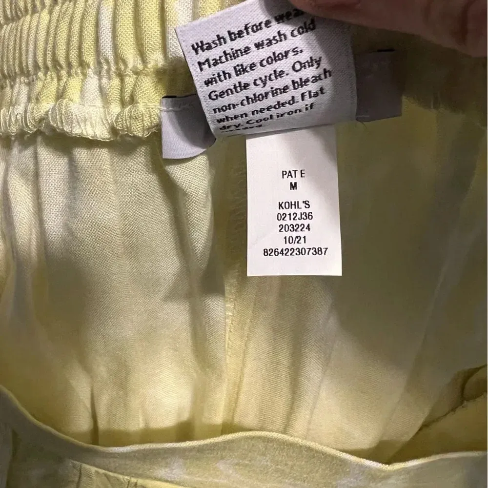 Nine West Size Medium Pull-On Pattern Skirt Abstract Lightweight Stretch - Image 5