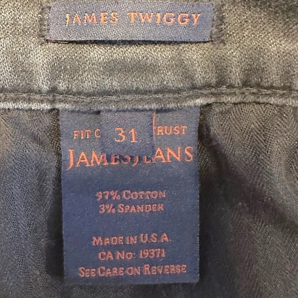 James Jeans Twiggy 5 Pocket Leggings Venom Slate Snakeskin Witchy 90s Size 31 - Image 4
