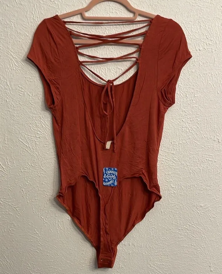 NWT Free People Womens About The Back Bodysuit Jumpsuit - Image 5