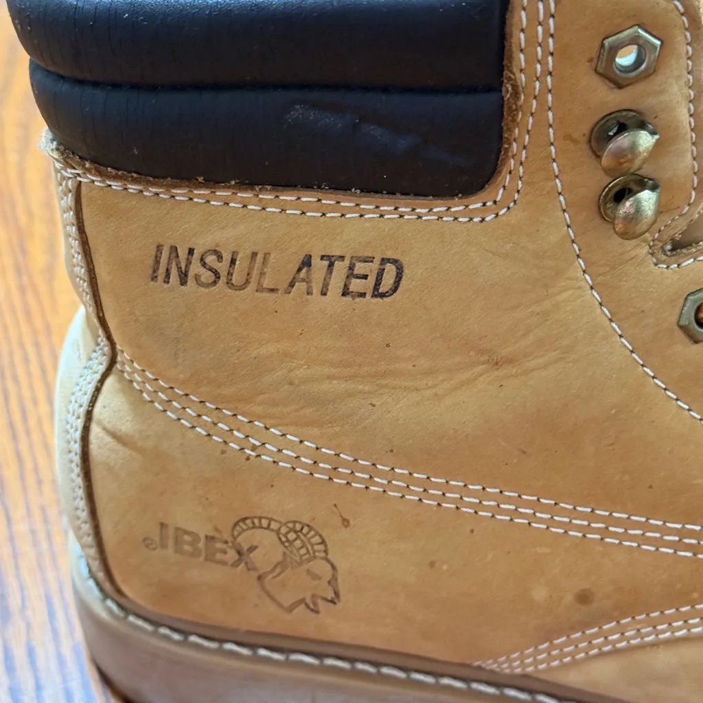 IBEX Insulated Women’s Tan Work Boots Size 8 - Image 4