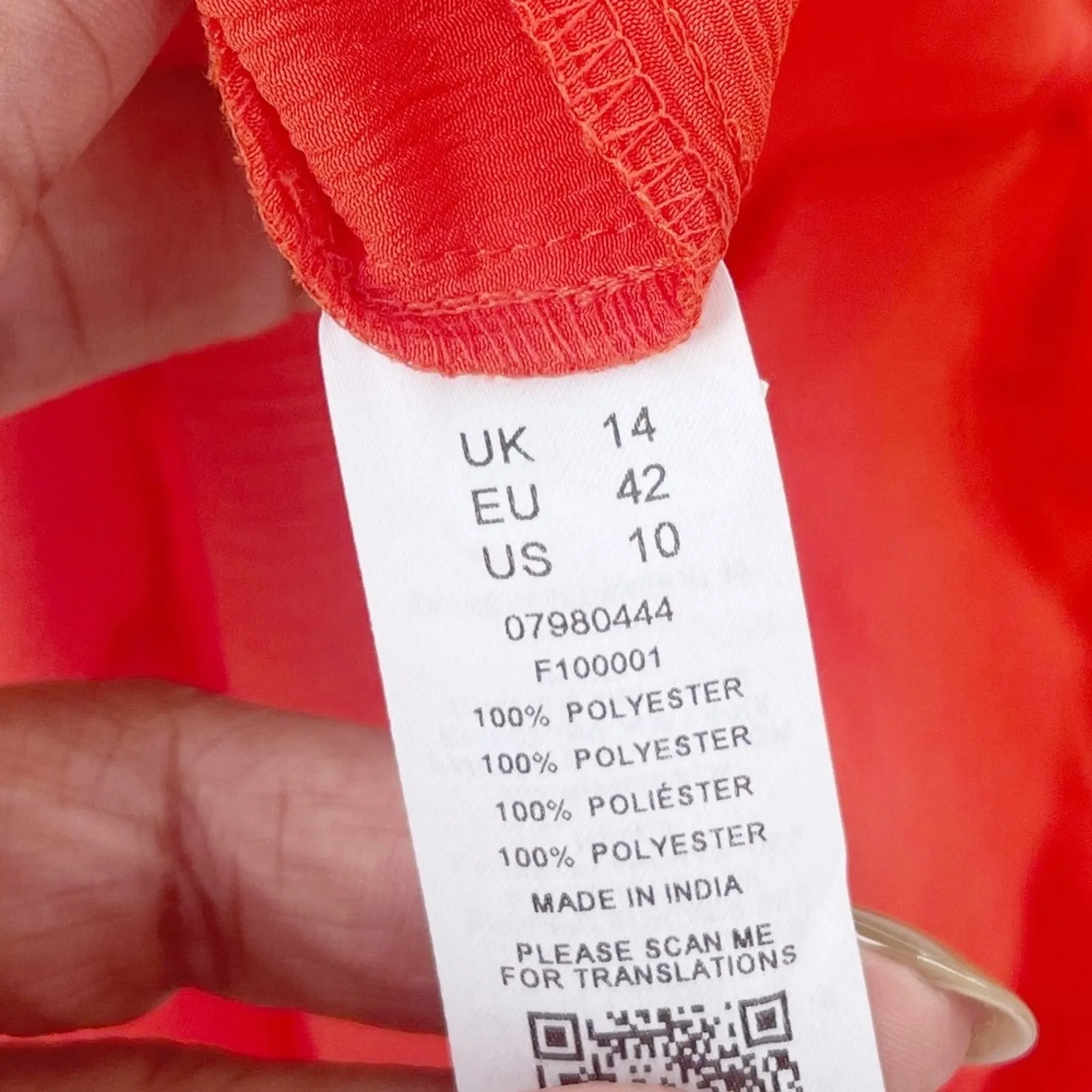 ASOS COLLUSION cheese cloth fit and flare‎ puffed out sleeves  dress Size 10 - Image 4