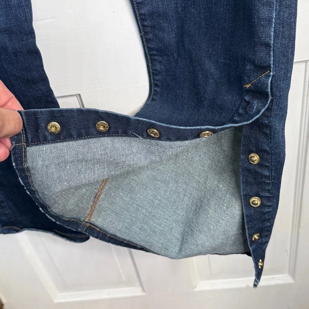 FRAME Meribel The Modern Pocket High-Rise Crop Jeans W1884 Sz 31 - Image 6