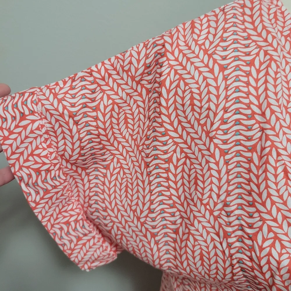 Escapada Gina Top - White / Coral Sicily Size Small - Image 3