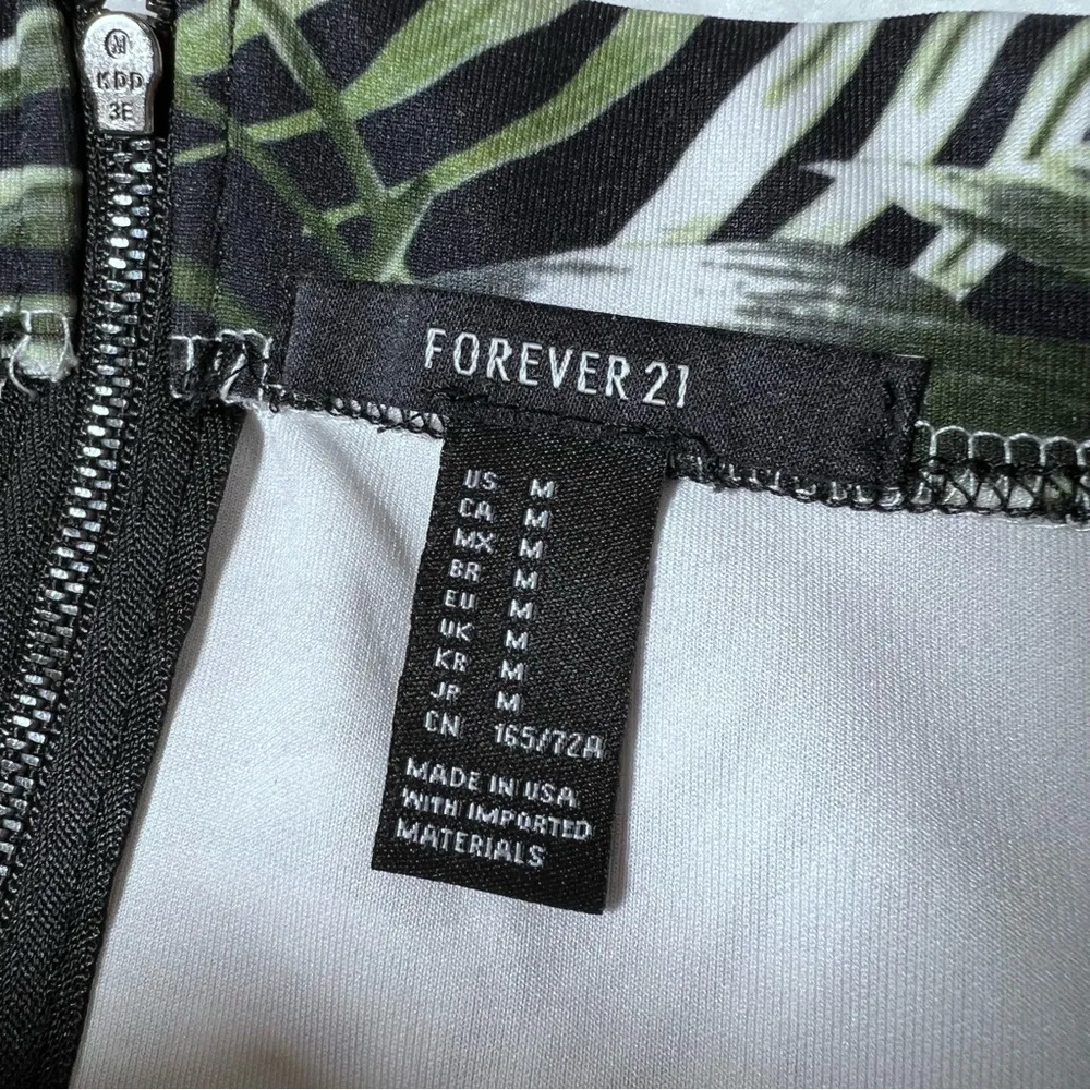 Palm Tree Print Midi Skirt - Image 7