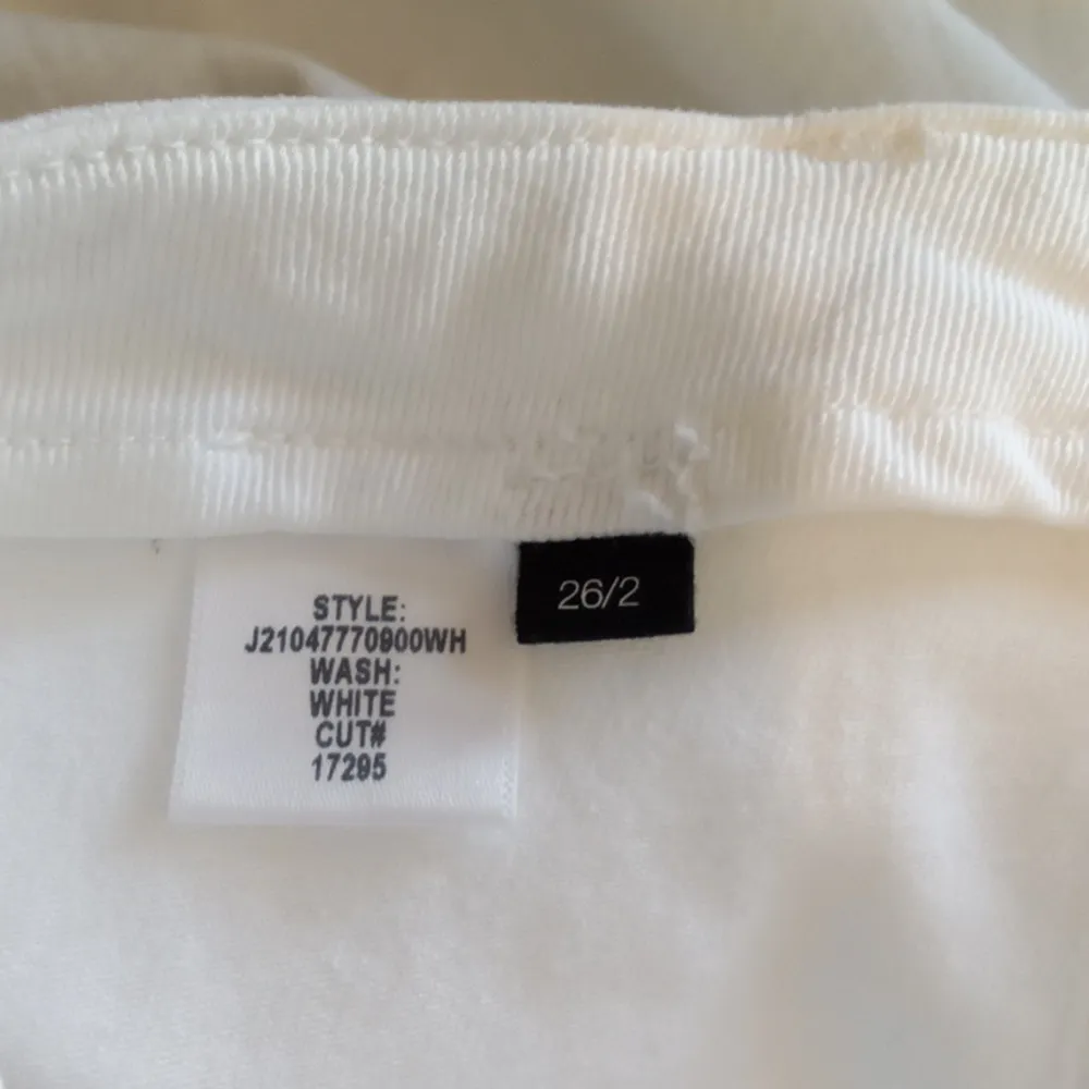 Veronica Beard Crosbie Crop Wide Cropped High Rise Pullover White Jeans Size 26 - Image 7