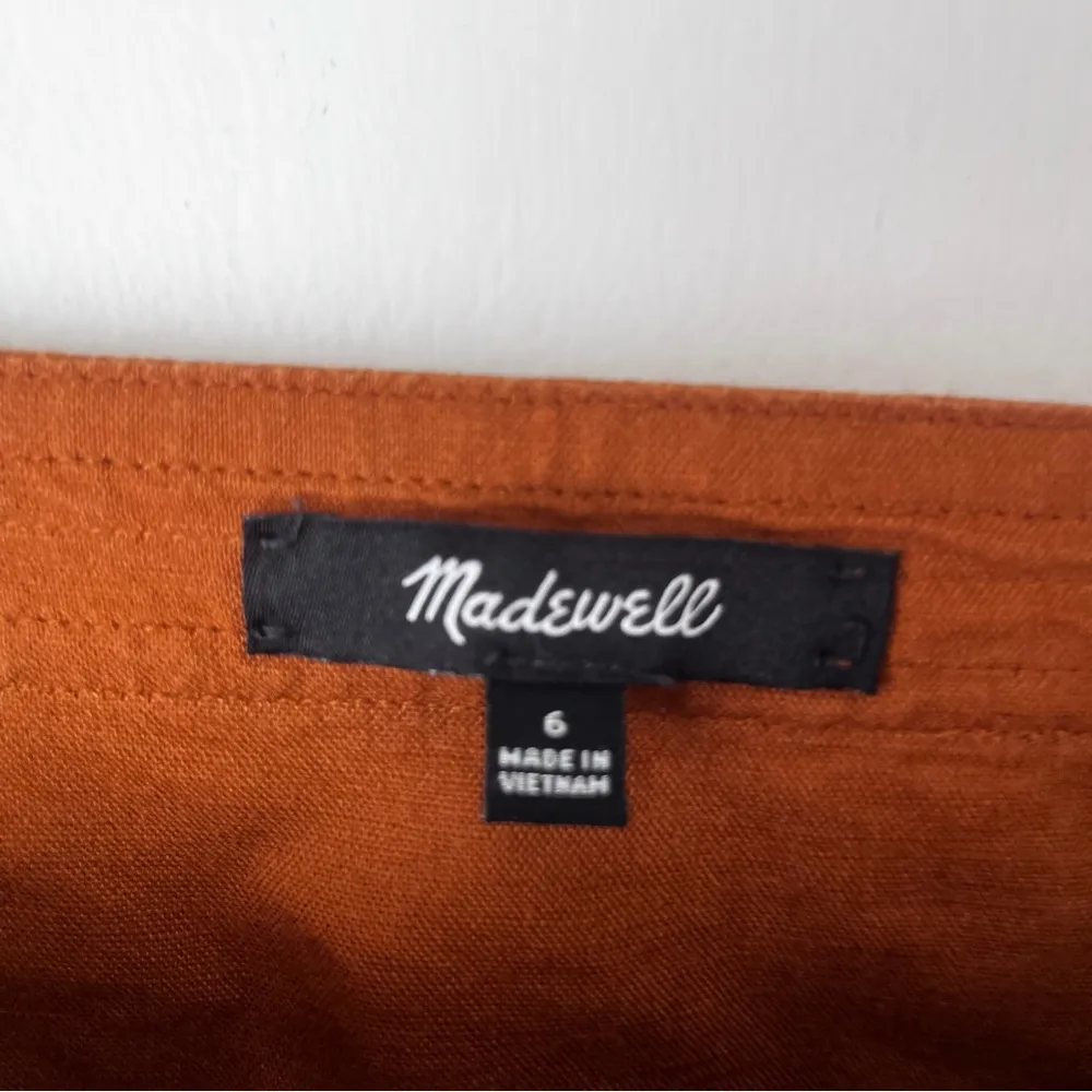 Warm Coffee Brown Seamed Puff-Sleeve Midi Dress 6 - Image 7