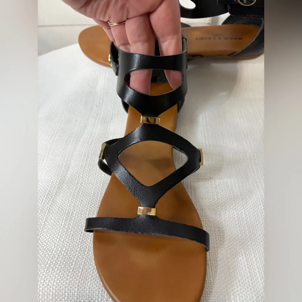 Rock & Candy Elegant Black Strappy Sandals Size 8.5 - Image 3