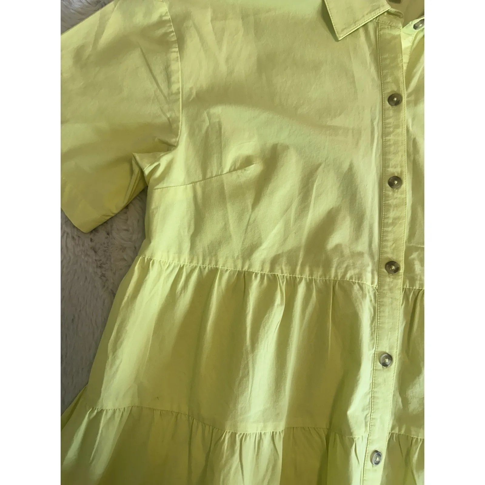 Porridge Yellow Tiered Button - Image 5