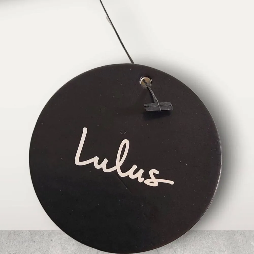 NWT Lulu's Wave Crest Blue Multi Tie-Dye Scoop Neck Bikini Top Size Medium - Image 8