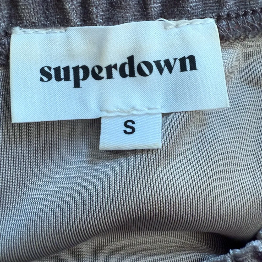 Revolve SUPERDOWN Eden Dress Velvet Ruched Off Shoulder Long Sleeve Womens Small - Image 2