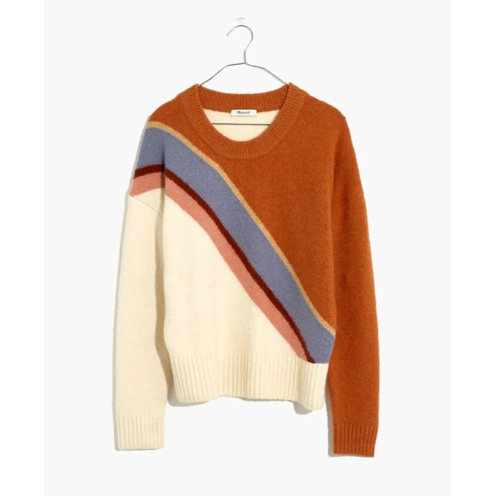 Madewell Striped Lyford Merino Wool Pullover Sweater Size M‎ - Image 9