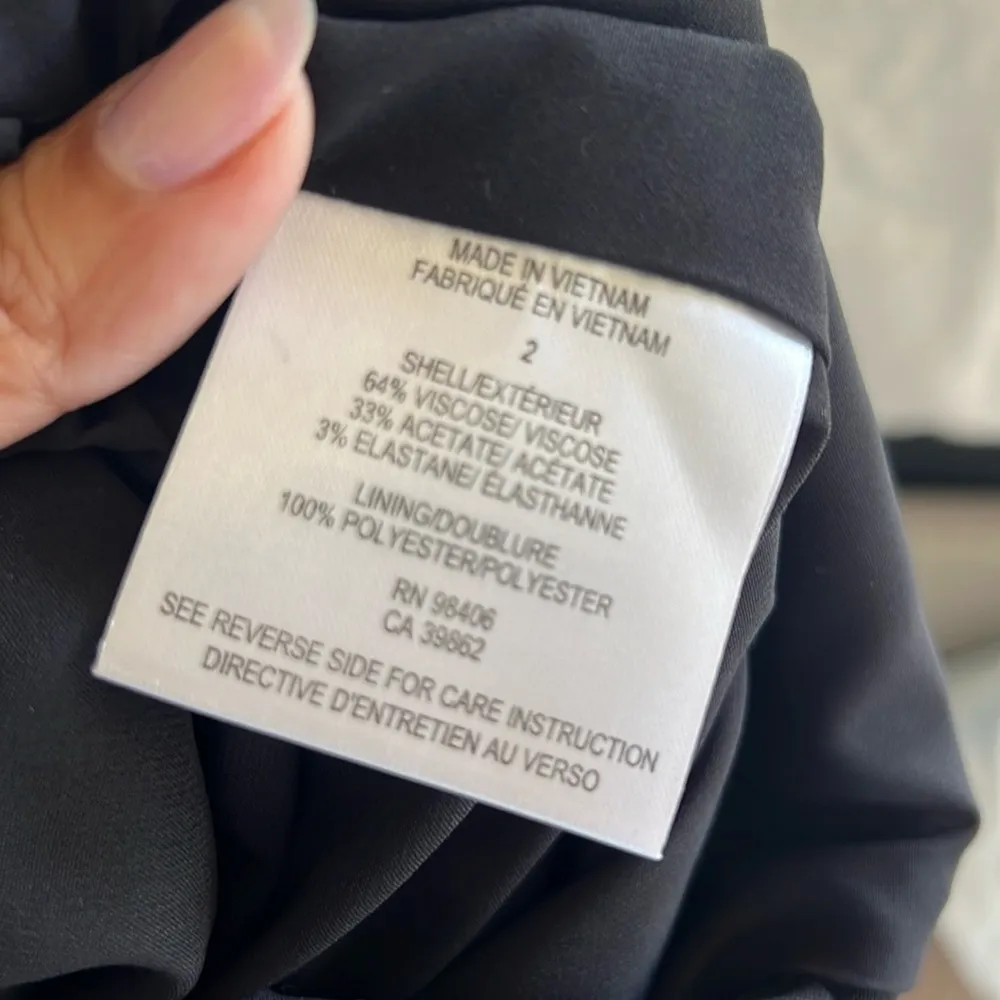 Theory Lorene LBD Cocktail Black Dress - Image 9