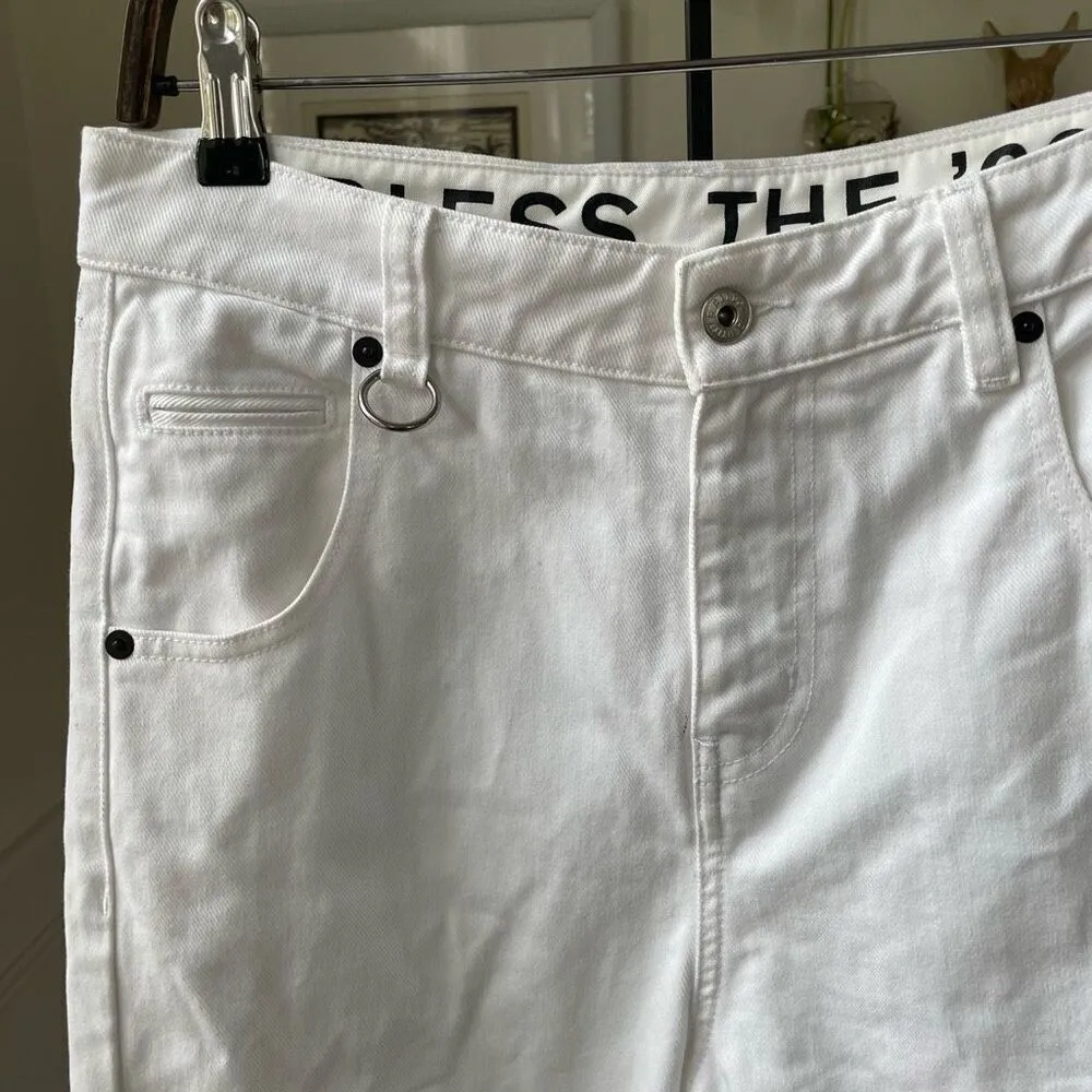 Random Identities White I Bless The 60'S Jeans High Rise $229 29 - Image 4