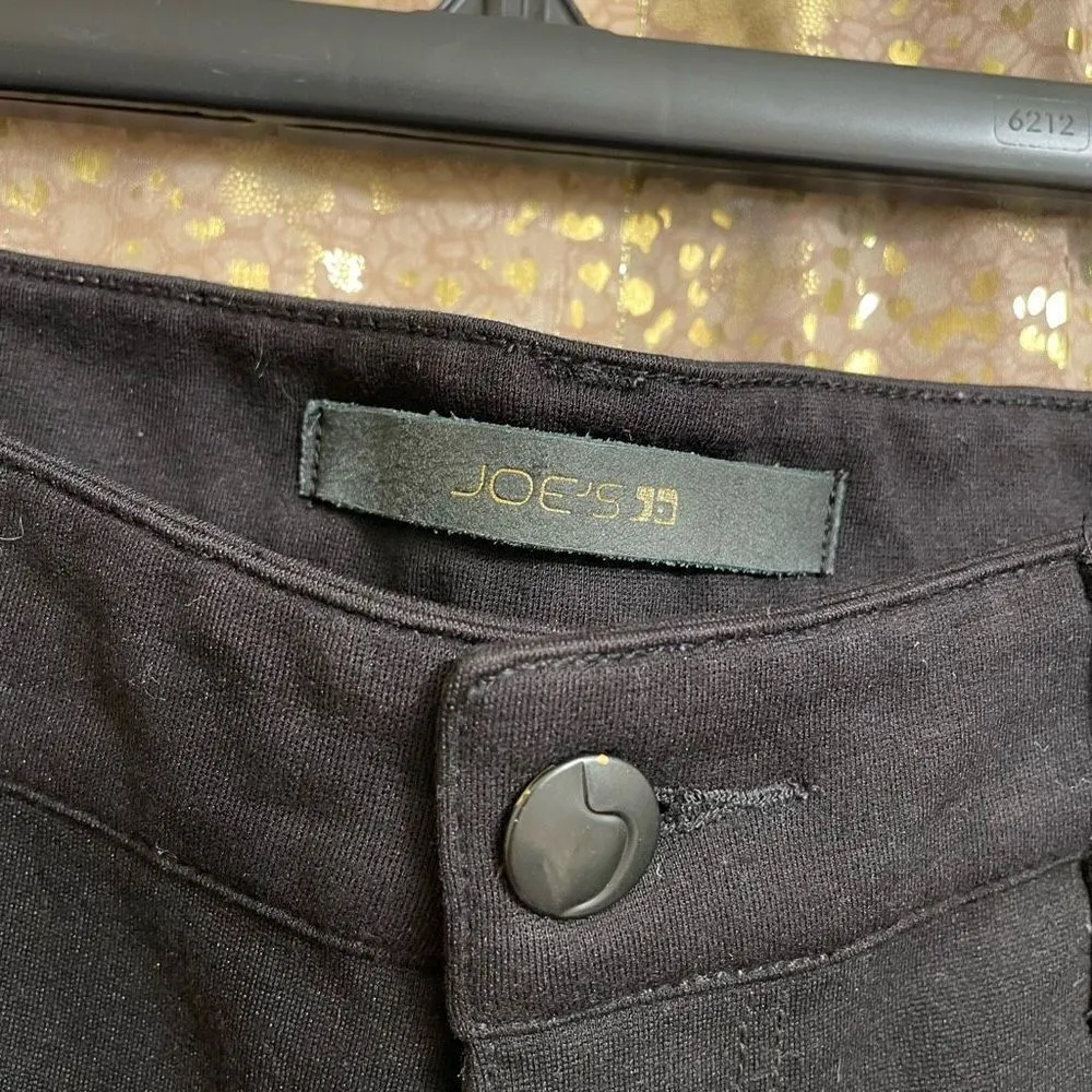 Joe’s Jeans Jet Black The Icon Mid Rise Skinny Ankle Pants, Size 31 - Image 3