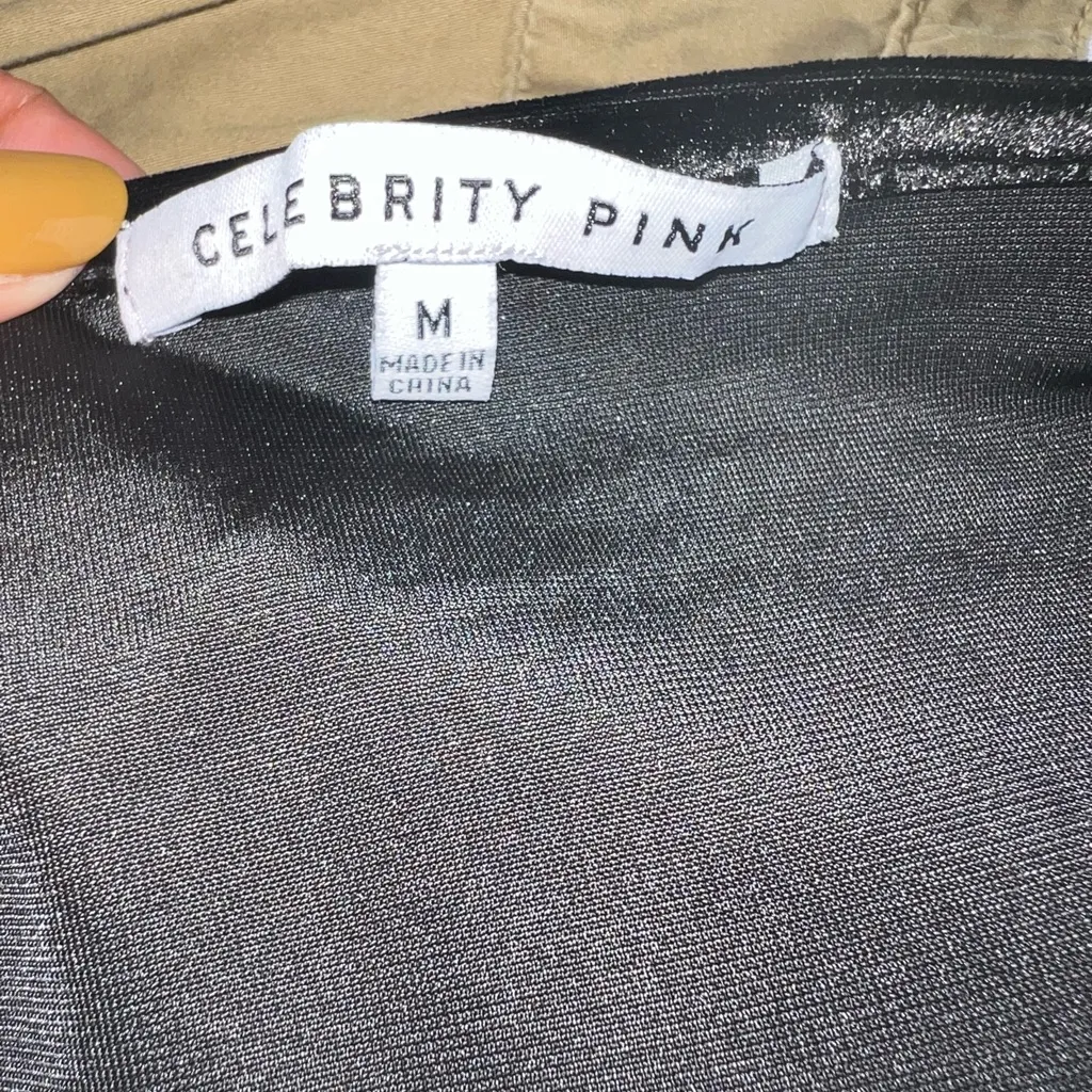 Celebrity Pink Velvet Black Bodysuit🦎🌵 - Image 4