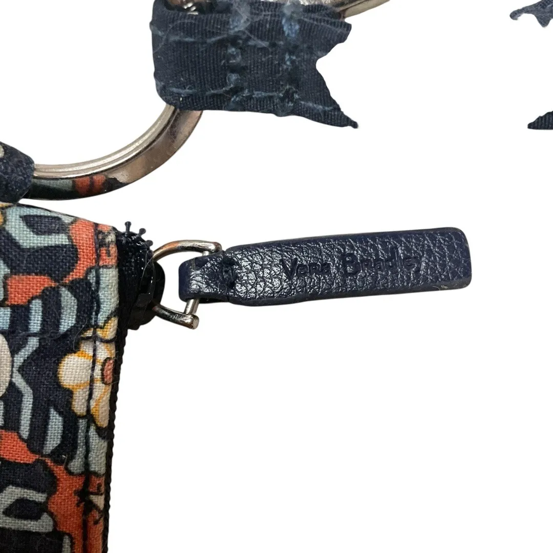 Vera Bradley Zip ID Case Card Coin Purse Bag Mini Wallet Key Chain With Lanyard - Image 3