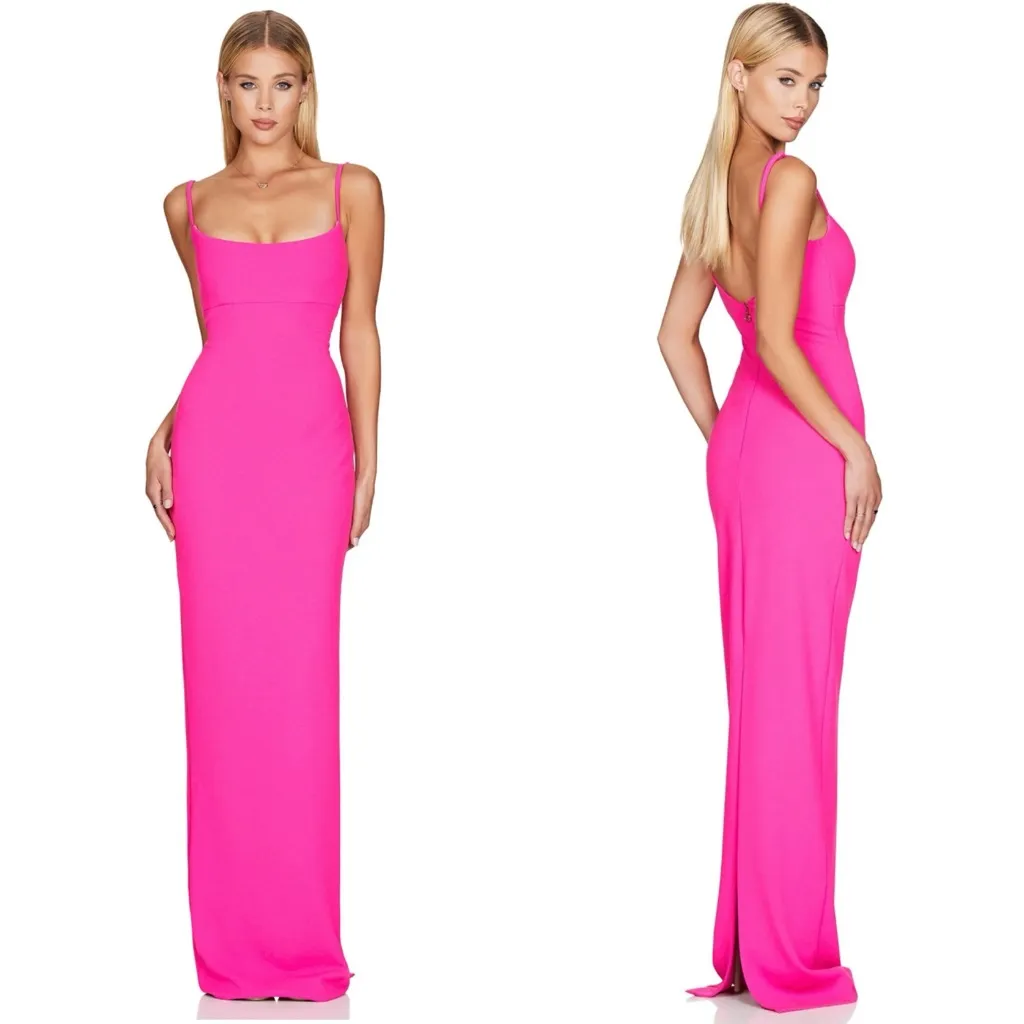 Nookie Bailey gown in‎ bright pink - Image 2