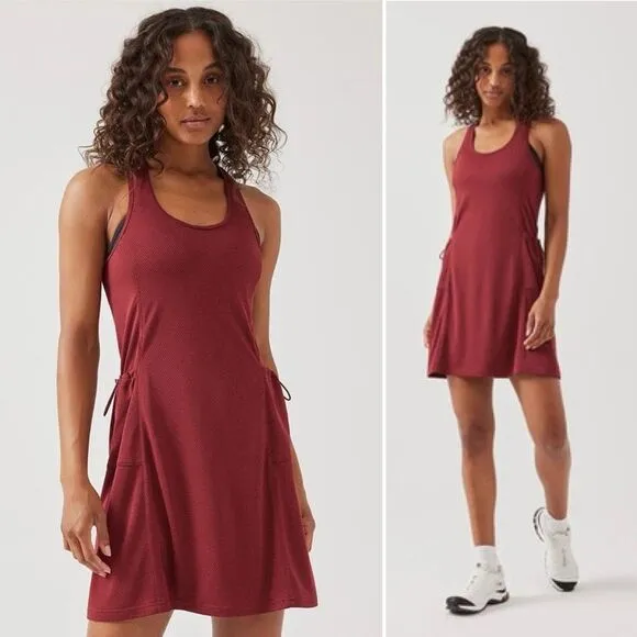 Outdoor Voices NWT RecMesh Dress in Boysenberry Size M - Image 2