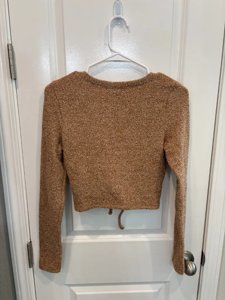 NWOT Wild Fable Tan Knit Sweater - Image 5
