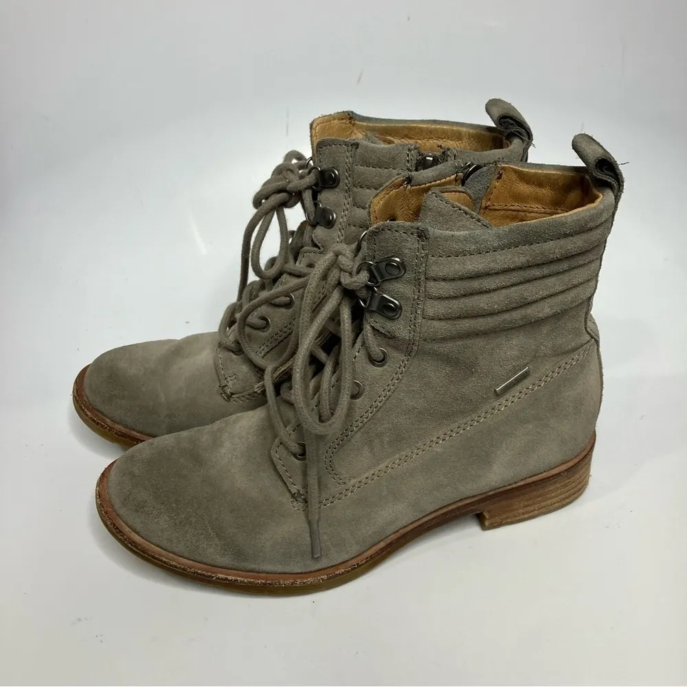 Sofft Baxter waterproof‎ suede ankle boots gray size 6 - Image 5