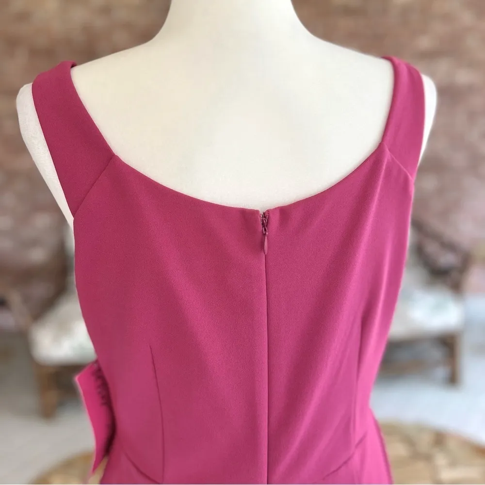 NWT Betsey Johnson Dress Sheath Sleeveless Knee Length Pink 6 Cocktail Party - Image 8