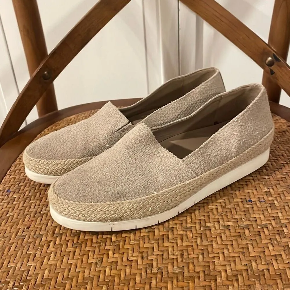 Donald J Pliner Paryn suede espadrille flats 6 Tan - Image 4