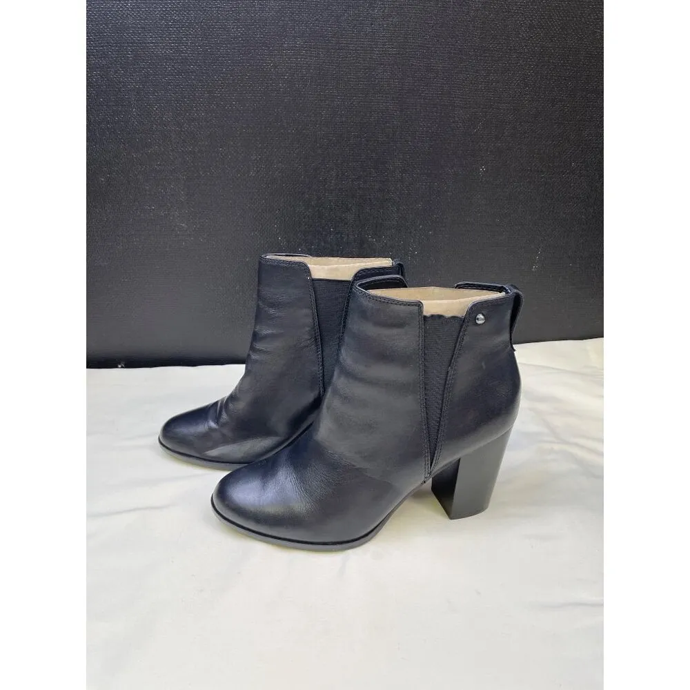 Aldo Women's Black Ankle Boots Shoes Heels 3.5" Size 7.5 SKU 6340 - Image 3