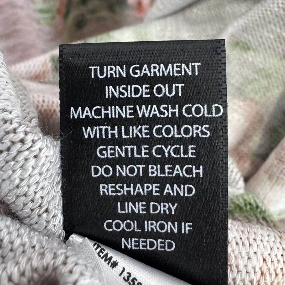 Torrid Floral Kimono Duster Open Cardigan Size M/L 00 Hi Low Coverup Boho Hippie - Image 10