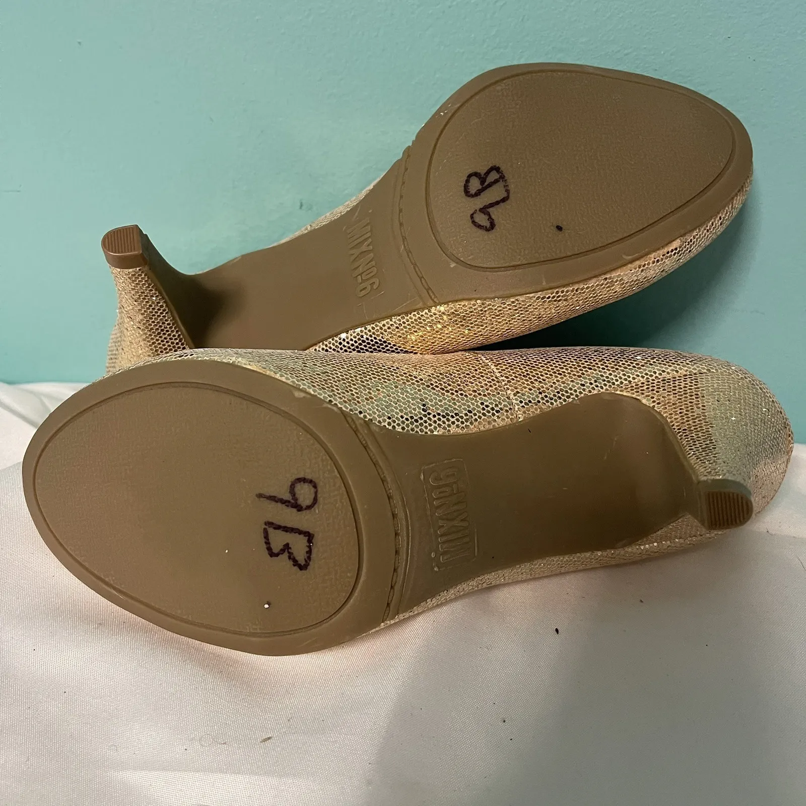 Mix No.‎ 6 Shoes  Glitter Pump Sliver Women's Size 6. S-387 - Image 6