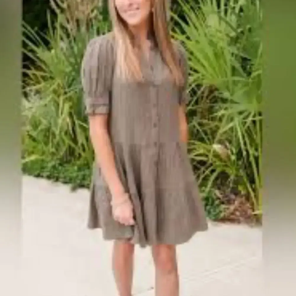 APIECE APART Las Alturas Mini‎ Dress in Morel Brown size Small - Image 10