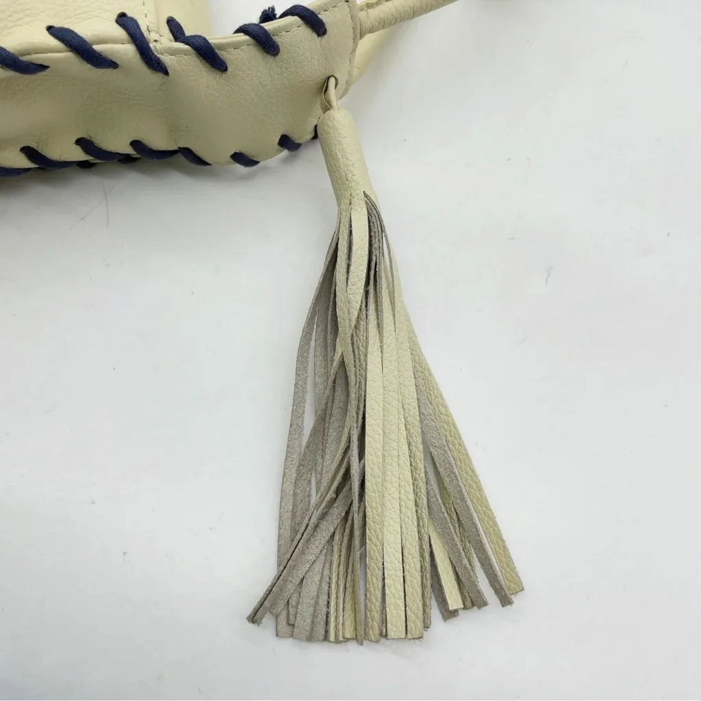 Yves Saint Laurent Cream leather Crossbody Bag - Image 7