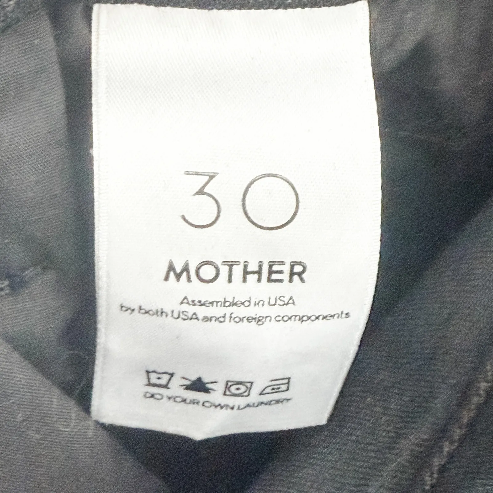 Mother Jeans‎ Womens Size 30 Black Rambler Cargo Y2K Baggy Ankle High Waist - Image 7