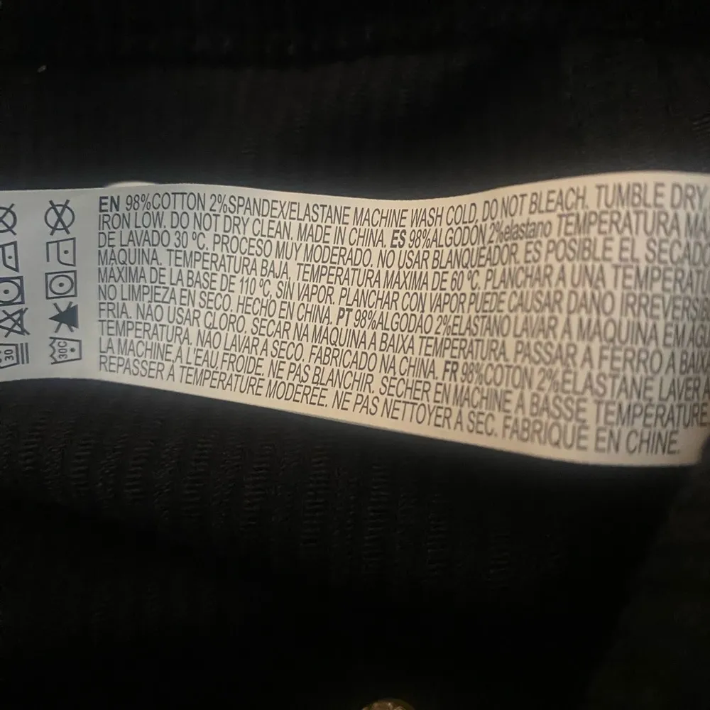 Black Corduroy Skirt Small - Image 4