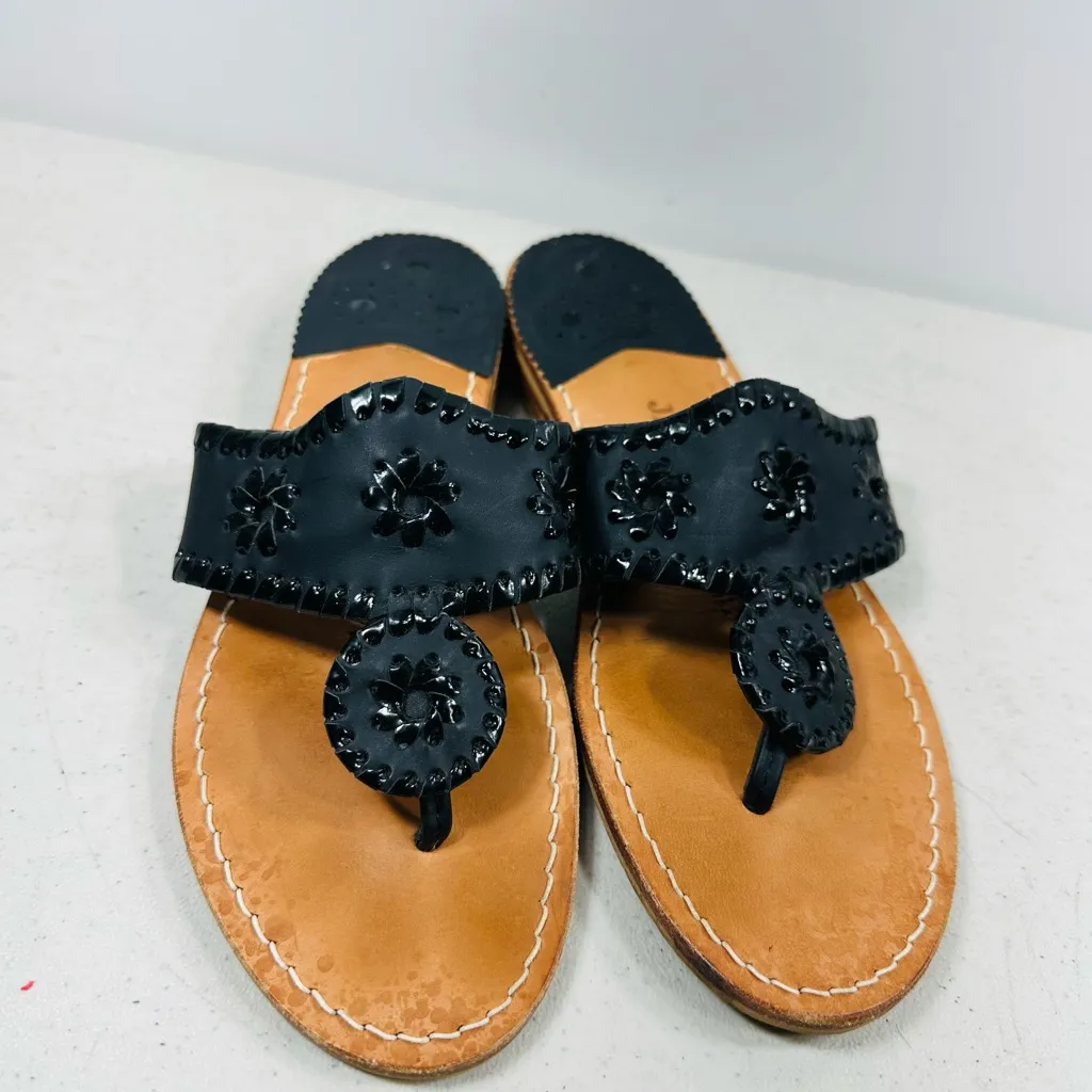 Jack Rogers Women's Black Sandals size 6M - Image 3