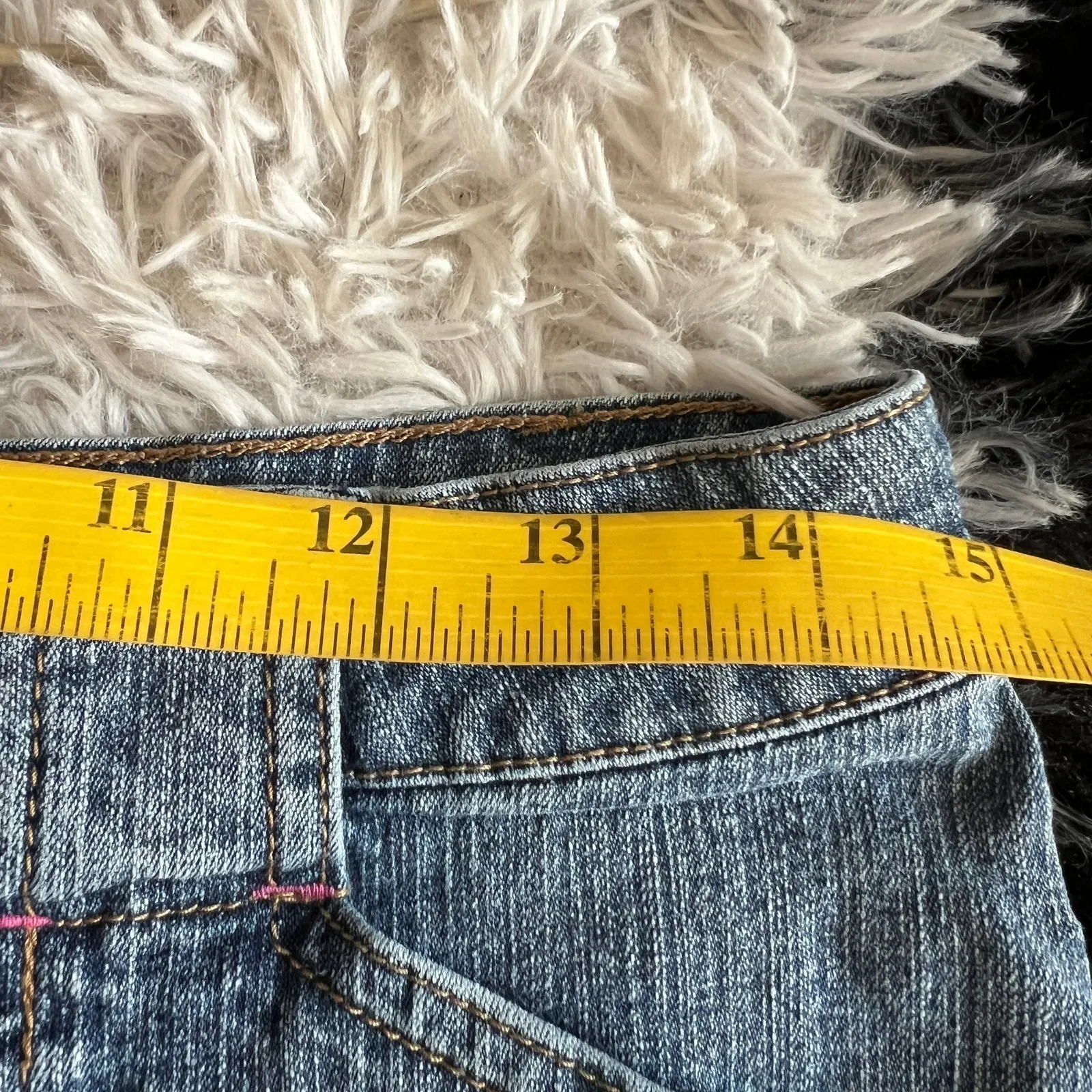 Vintage Arizona Denim Capri Jeans Y2K‎ 2000s Streetwear Medium - Image 6