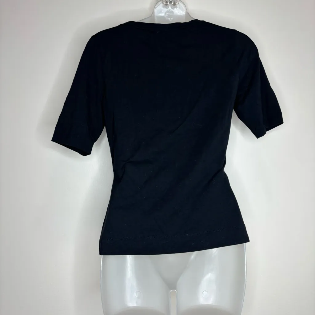 Athleta size XS black casual t shirt top workout gym yoga - Image 2