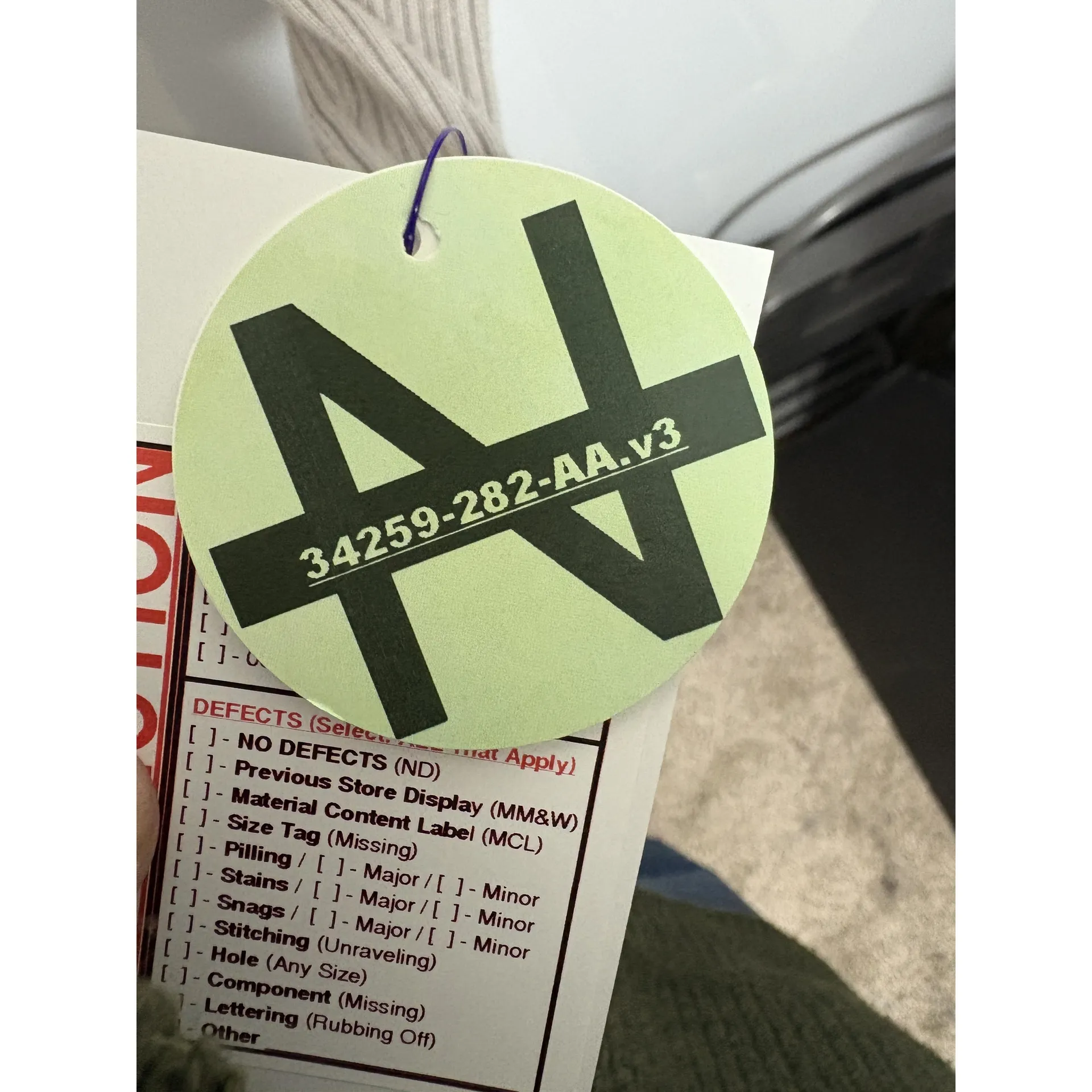 Abercrombie & Fitch Gray Ribbed Knit Long Sleeve Cropped V-Neck Sweater Size S - Image 5