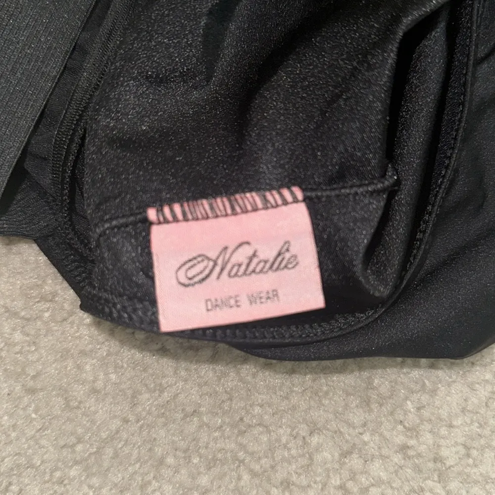 Strappy Dance Leotard Black Size L - Image 4