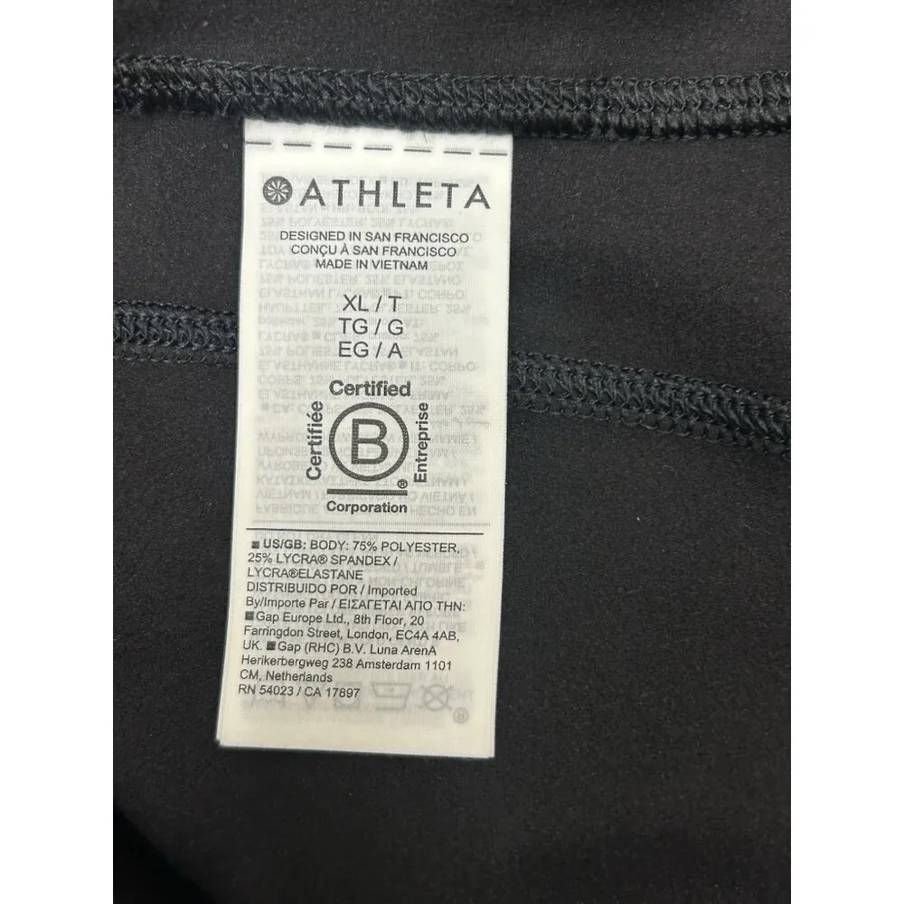 NEW Athleta Rainier Jogger X Large XL Black Active Pants Athleisure Minimalist - Image 9