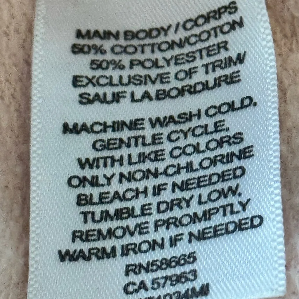 Abound  Pink Distressed Long Sleeve Sweatshirt Top - Image 9