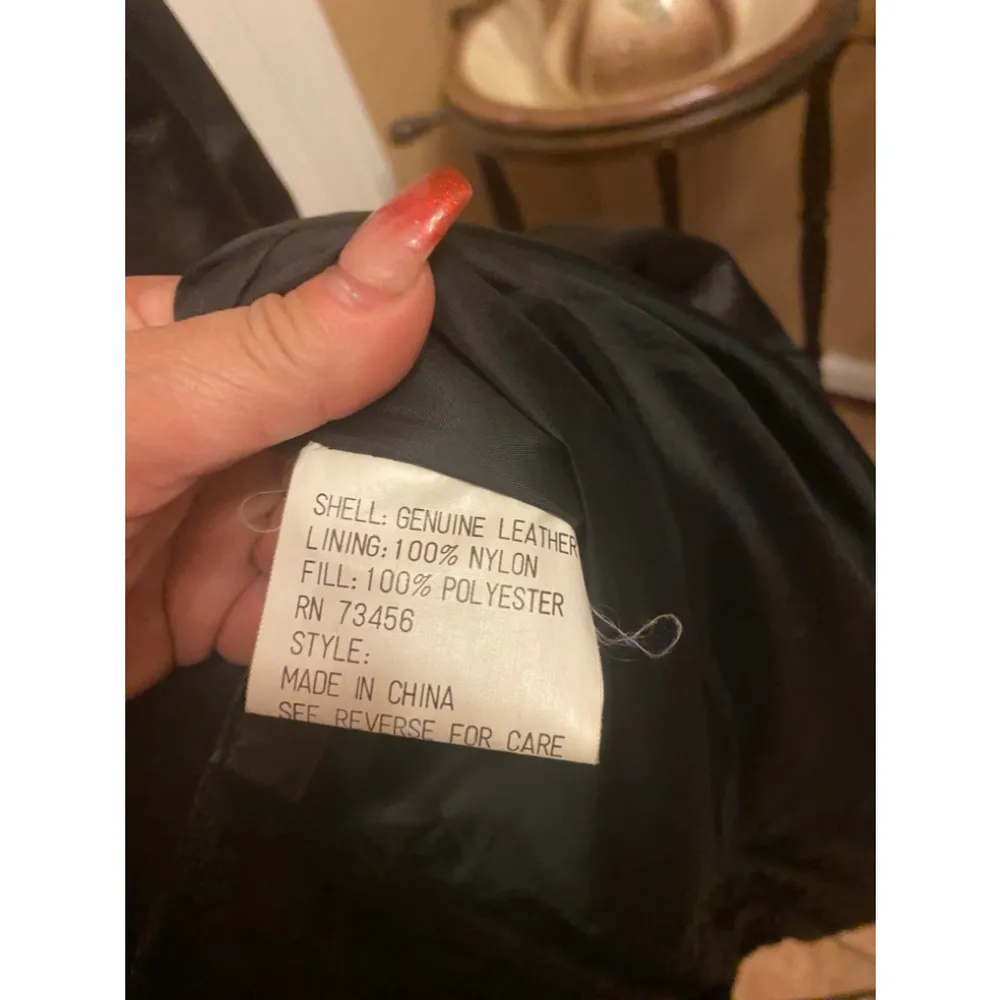 VINTAGE MARCO MARONI LEATHER TRENCH COAT SIZE M Black Size M - Image 6